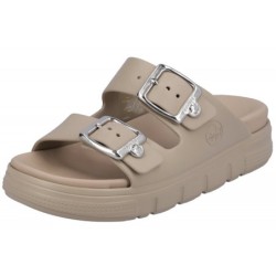 Rieker Damen Pantolette Beige P2180-60 Schuhe