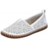 Rieker Damen Ballerina Weiß M2851-80 Schuhe