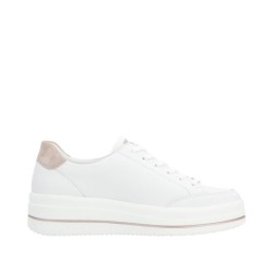 Remonte Damen Sneaker Weiß Roségold D1C02-80 Schuhe
