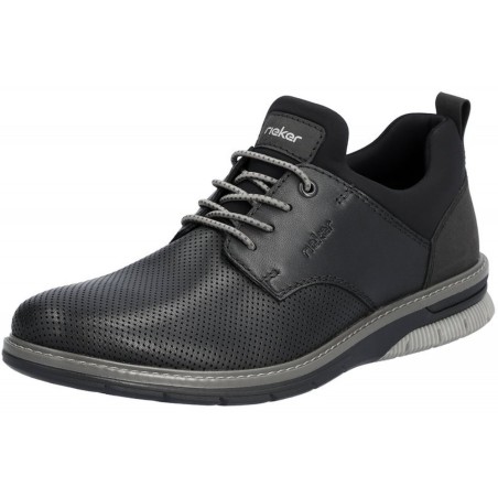 Rieker Herren Slipper Schwarz 14450-00 Schuhe