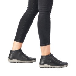 Remonte Damen Schnürer Schwarz  R1498-01 Schuhe