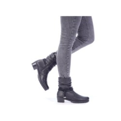 Rieker Damen Stiefelette Schwarz Y17R2-00 Schuhe