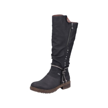 Rieker Damen Stiefel Schwarz Z4759-01 Schuhe