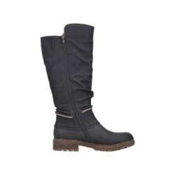 Rieker Damen Stiefel Schwarz Z4759-01 Schuhe