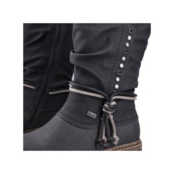 Rieker Damen Stiefel Schwarz Z4759-01 Schuhe