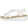Rieker Damen Sandalette Weiß 63261-80 Schuhe