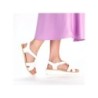 Rieker Damen Sandalette Weiß 63261-80 Schuhe