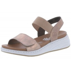 Rieker Damen Sandale Altrosa 64300-31 Schuhe