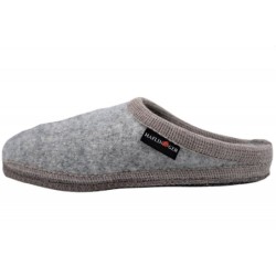 Haflinger Pantoffel Alaska Steingraumeliert 611001-84 Schuhe