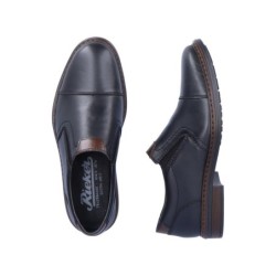 Rieker Herren  Slipper Schwarz 17659-00 Schuhe