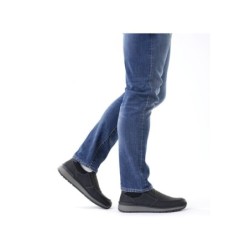 Rieker Herren Halbschuh Slipper Schwarz B9062-00 Schuhe