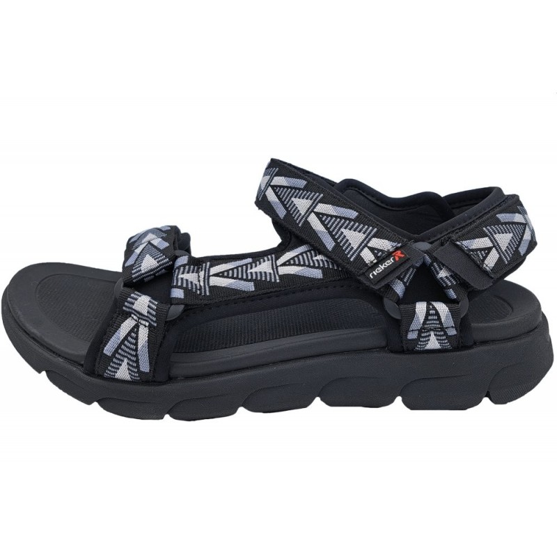 Rieker Evolution Herren Trekking Sandale 20802-00 Schuhe