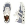 Rieker Damen Sneaker Creme Blau M6061-90 Schuhe