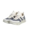 Rieker Damen Sneaker Creme Blau M6061-90 Schuhe
