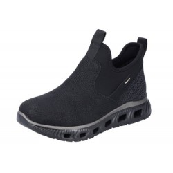 Rieker Damen Slipper Schwarz M6053-00 Schuhe
