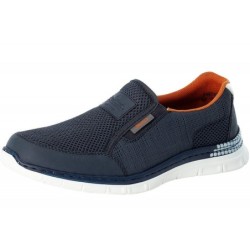Rieker Herren Slipper Blau  B4870-14 Schuhe