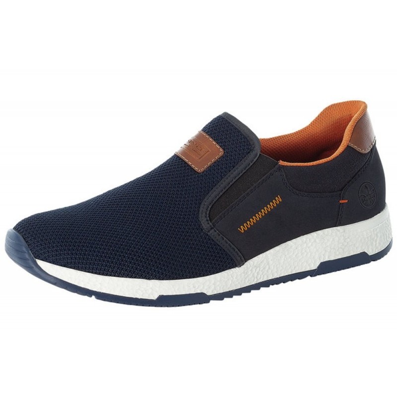 Rieker Herren Slipper Dunkelblau B3450-14 Schuhe