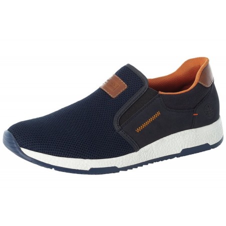 Rieker Herren Slipper Dunkelblau B3450-14 Schuhe