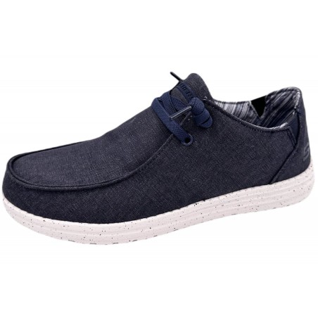 Skechers Herren Slipper Blau 210101 NVY Schuhe