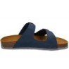 Helmut Trunte Bio Time Leder Pantolette Blau 65050 Bio blau Schuhe