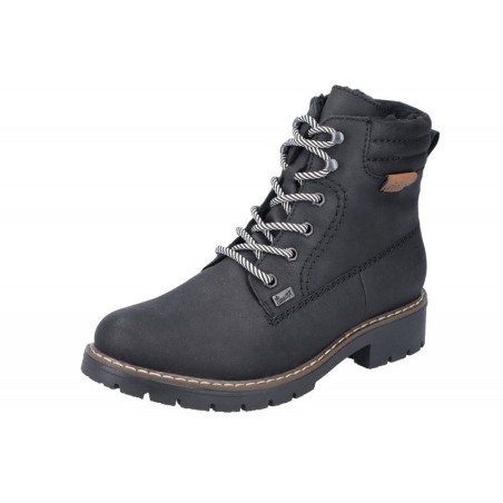 Rieker Tex Damen Winterboots Schwarz Y9125-00 Schuhe