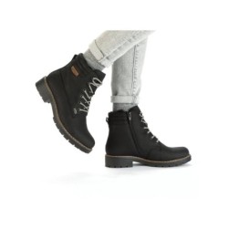 Rieker Tex Damen Winterboots Schwarz Y9125-00 Schuhe