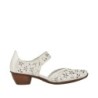 Rieker Damen Pumps Weiß 43786-80 Schuhe