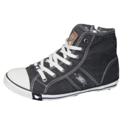 Mustang Damen Sneaker High Schwarz 1099-502-9 Schuhe