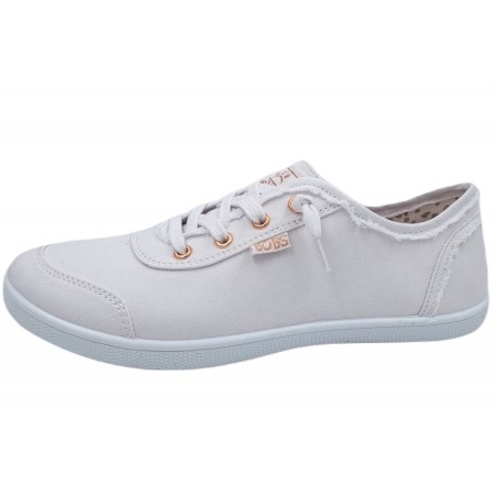 Skechers Canvas Sneaker Weiß 33492 WHT Schuhe