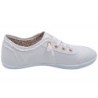 Skechers Canvas Sneaker Weiß 33492 WHT Schuhe