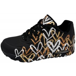 Skechers Sneaker Uno Loving Love  155523 BKGD Schuhe