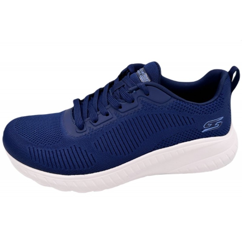 Skechers Damen Bobs Squad Blau 117209 NVY Schuhe