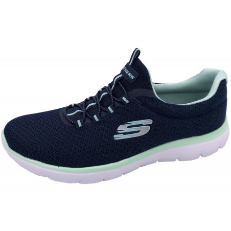 Skechers Damen Summits Blau 12980 NVAQ Schuhe