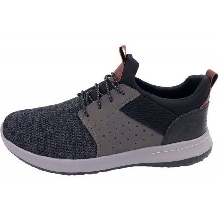 Skechers Herren Sneaker Delson Grau  65474 BKGY Schuhe