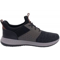 Skechers Herren Sneaker Delson Grau  65474 BKGY Schuhe