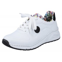 Rieker Damen Sneaker Weiß M4903-80 Schuhe