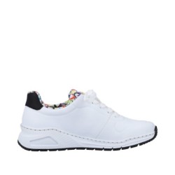 Rieker Damen Sneaker Weiß M4903-80 Schuhe