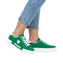 Rieker Damen Sneaker Grün N49W1-52 Schuhe