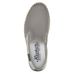 Rieker Herren Slipper Grau B5265-43 Schuhe