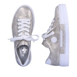 Rieker Damen Sneaker Metallic N49W1-90 Schuhe
