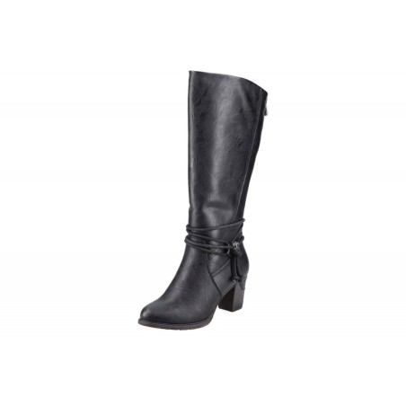 Rieker Damen Stiefel Schwarz  96059-00 Schuhe