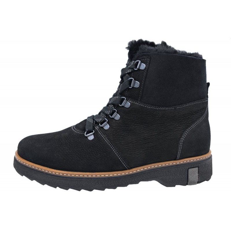 Waldläufer Damen Boots Schwarz 911802-302-001 Schuhe