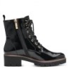 Tamaris Lack Stiefelette Schwarz 25297-018 Schuhe