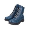 Rieker Damen Schnürboots Blau Petrol Y2440-12 Schuhe