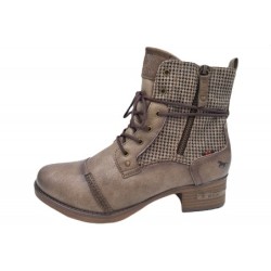 Mustang Damen Stiefelette Taupe 1229-510-318 Schuhe