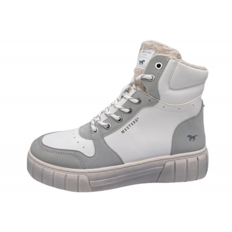 Mustang Damen Sneaker High Weiß 1446-602-1 Schuhe