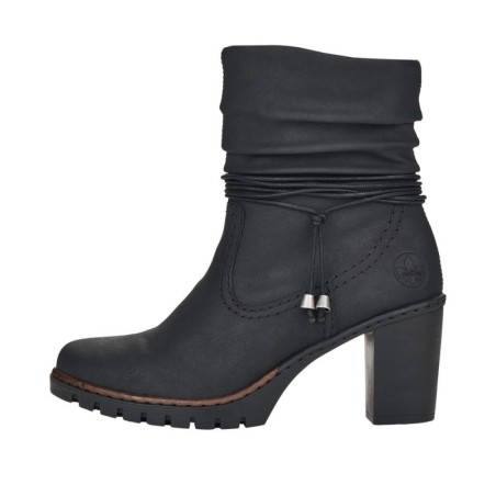 Rieker Damen Stiefelette Schwarz Y2591-01 Schuhe