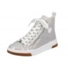 Rieker Damen High Top Sneaker Silber N3945-40 Schuhe