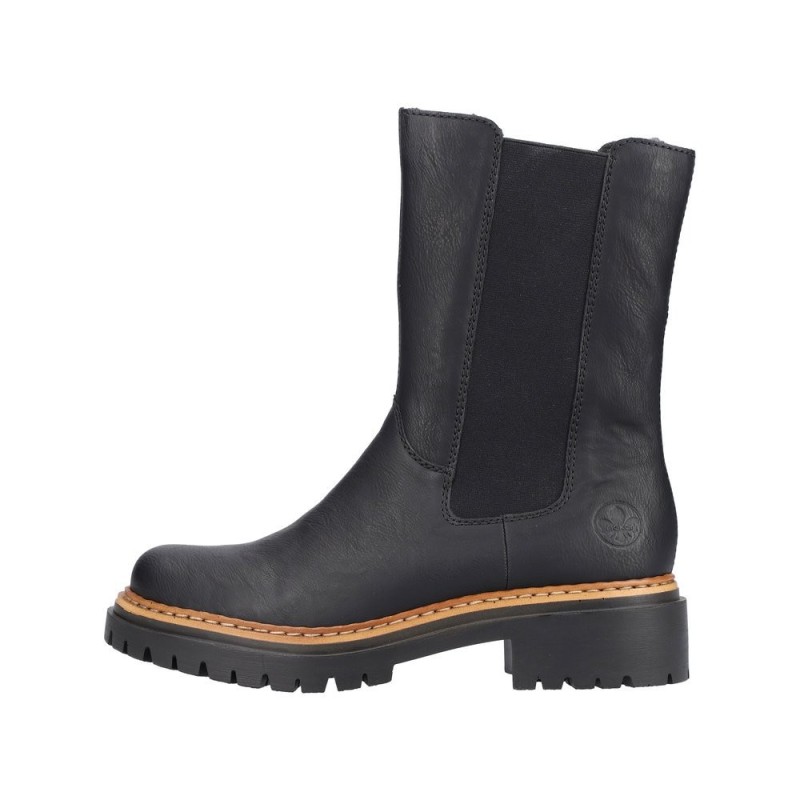 Rieker Damen Stiefelette Schwarz 72683-00 Schuhe