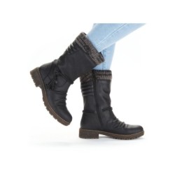 Rieker Damen Kurzstiefel Schwarz Z4755-00 Schuhe
